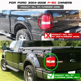 Spyder Ford F150 Flareside 04-08 Euro Style Tail Lights Black ALT-YD-FF15004FS-BK 5003225