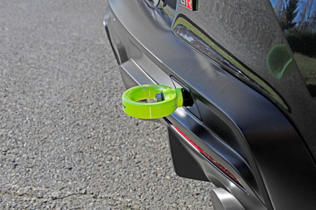 Perrin 2020 Toyota Supra Tow Hook Kit (Rear) - Neon Yellow PTP-BDY-250NY