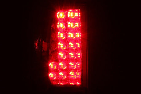 ANZO 2005-2008 Nissan Frontier LED Taillights Red/Smoke 311174