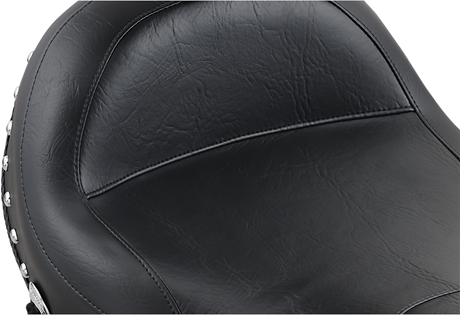 MUSTANG Solo Seat - Wide - Studded - Driver's Backrest - Indian 79762