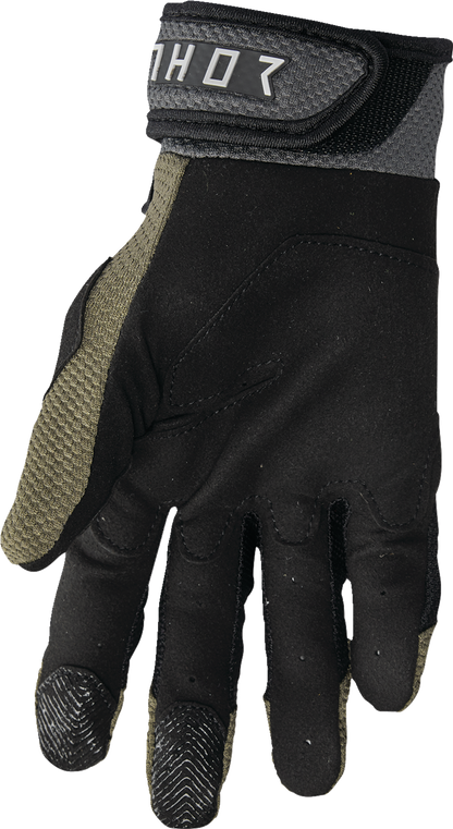 THOR Terrain Gloves - Army/Charcoal - XS 3330-7285