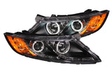 ANZO 2011-2013 Kia Optima Projector Headlights w/ Halo Black (CCFL) 121460