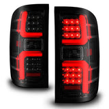 ANZO 15-19 Chevrolet Silverado 2500 HD/3500 HD LED Taillight w/ Sequential Black Housing/Smoke Lens 311451