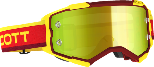 SCOTT Fury Goggle - Retro Red/Yellow - Yellow Works 272828-1648289