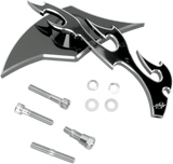 PRO-ONE PERF.MFG. Mirror - Flame - Black - Right 104230B