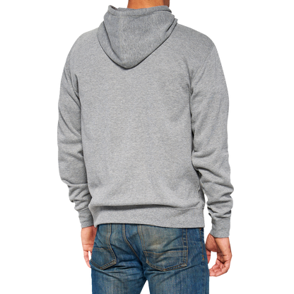 100% Icon Pullover Hoodie - Gray - Small 20029-00015