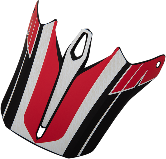 Z1R F.I. Visor Kit - Hysteria - Red/White 0132-1362