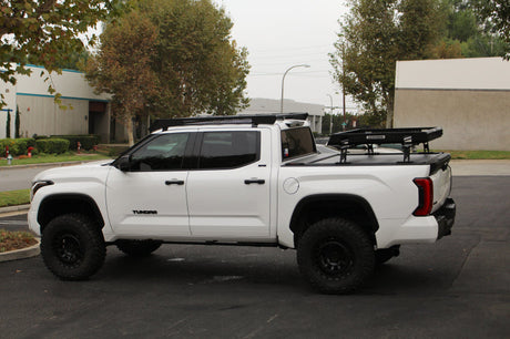 Go Rhino 22-23 Toyota Tundra CrewMax Ceros Low Profile Roof Rack - Tex. Blk 5933180T