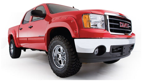 Bushwacker 07-13 GMC Sierra 1500 Fleetside Boss Pocket Style Flares 4pc 78.7/97.6in Bed - Black 40928-02