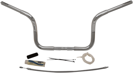 FAT BAGGERS INC. Handlebar Kit - Rounded Top - 10" - Chrome 909410