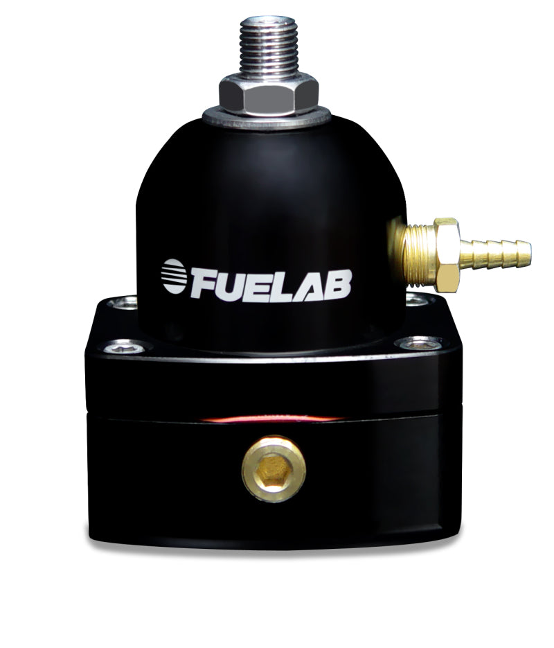 Fuelab 515 EFI Adjustable FPR 25-90 PSI (2) -6AN In (1) -6AN Return - Black 51502-1