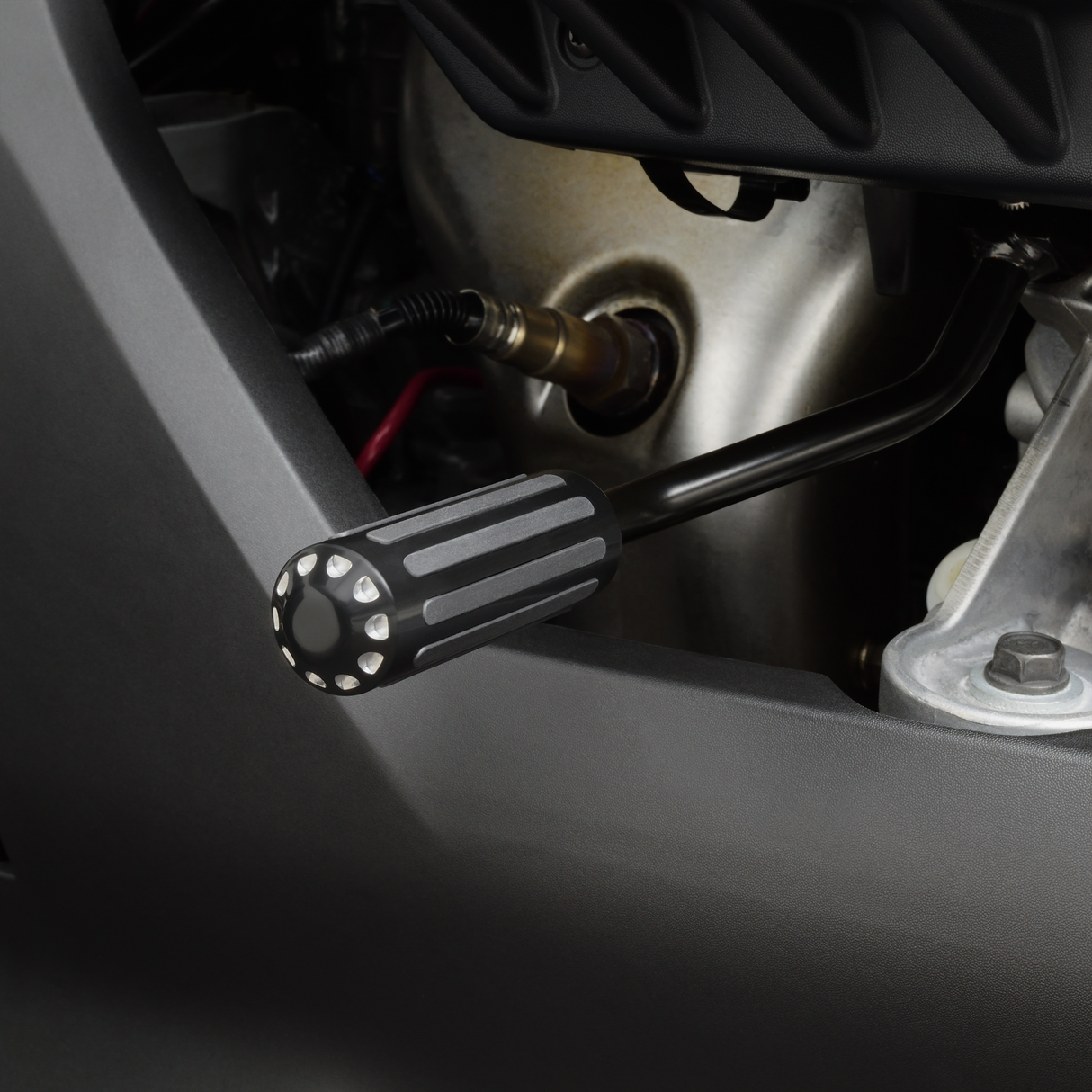 SHOW CHROME (new) Reverse Shift Lever Cover Can 41-409