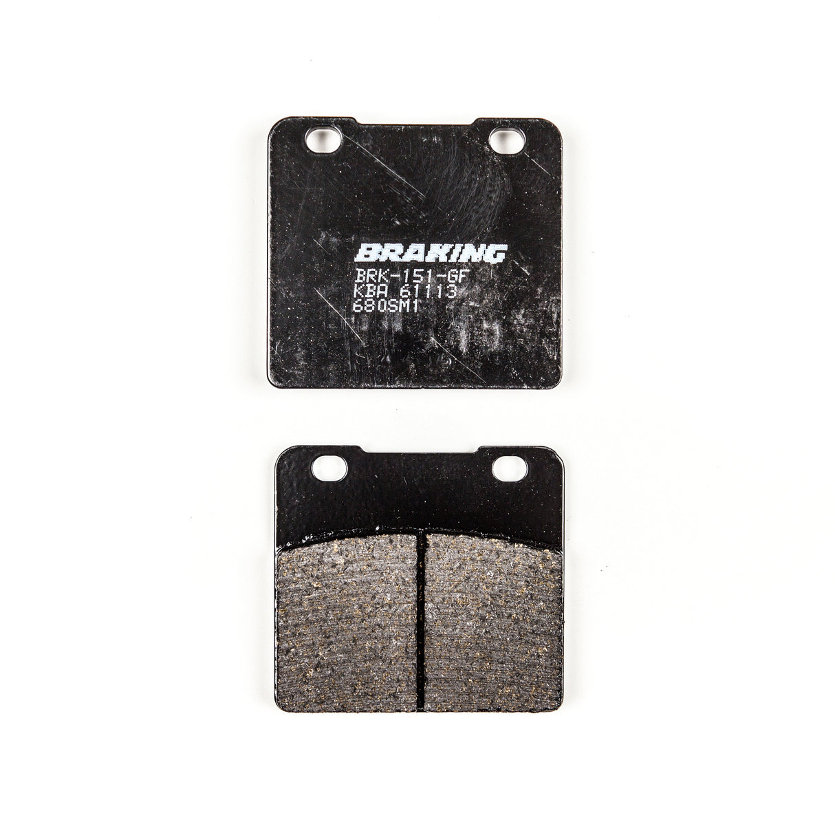BRAKING Brake Pad Set Semi-Metallic 680SM1