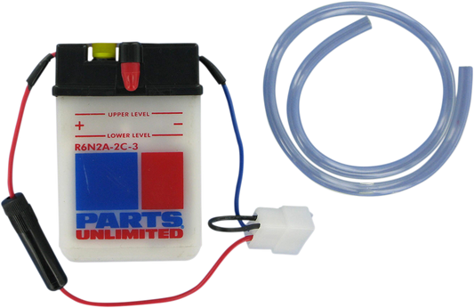 Parts Unlimited Conventional Battery 6n2a2c3