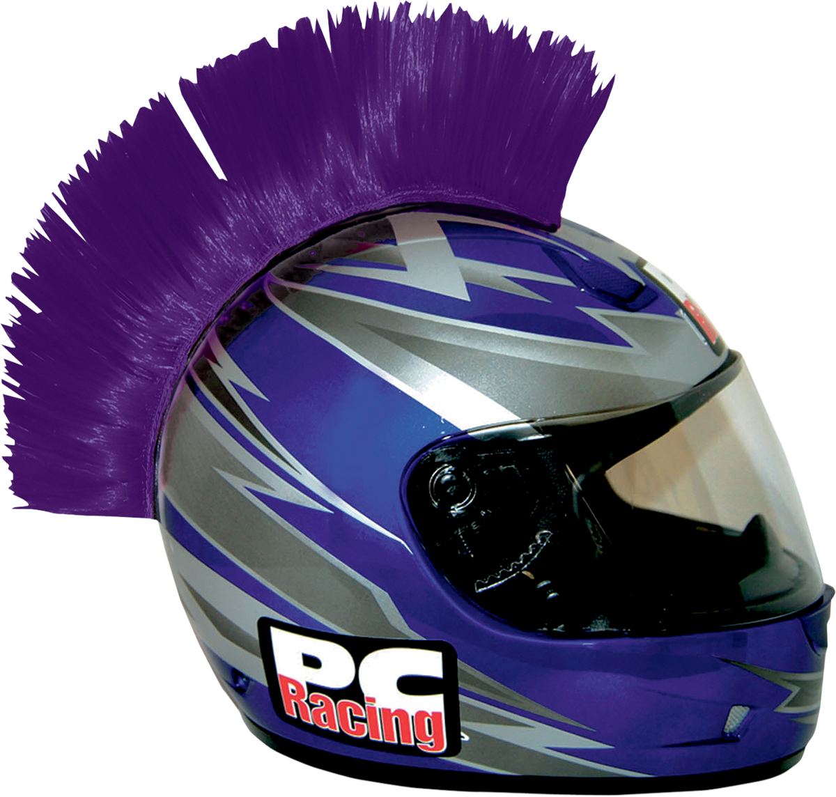 PC RACING Helmet Mohawk - Purple PCHMPURPLE