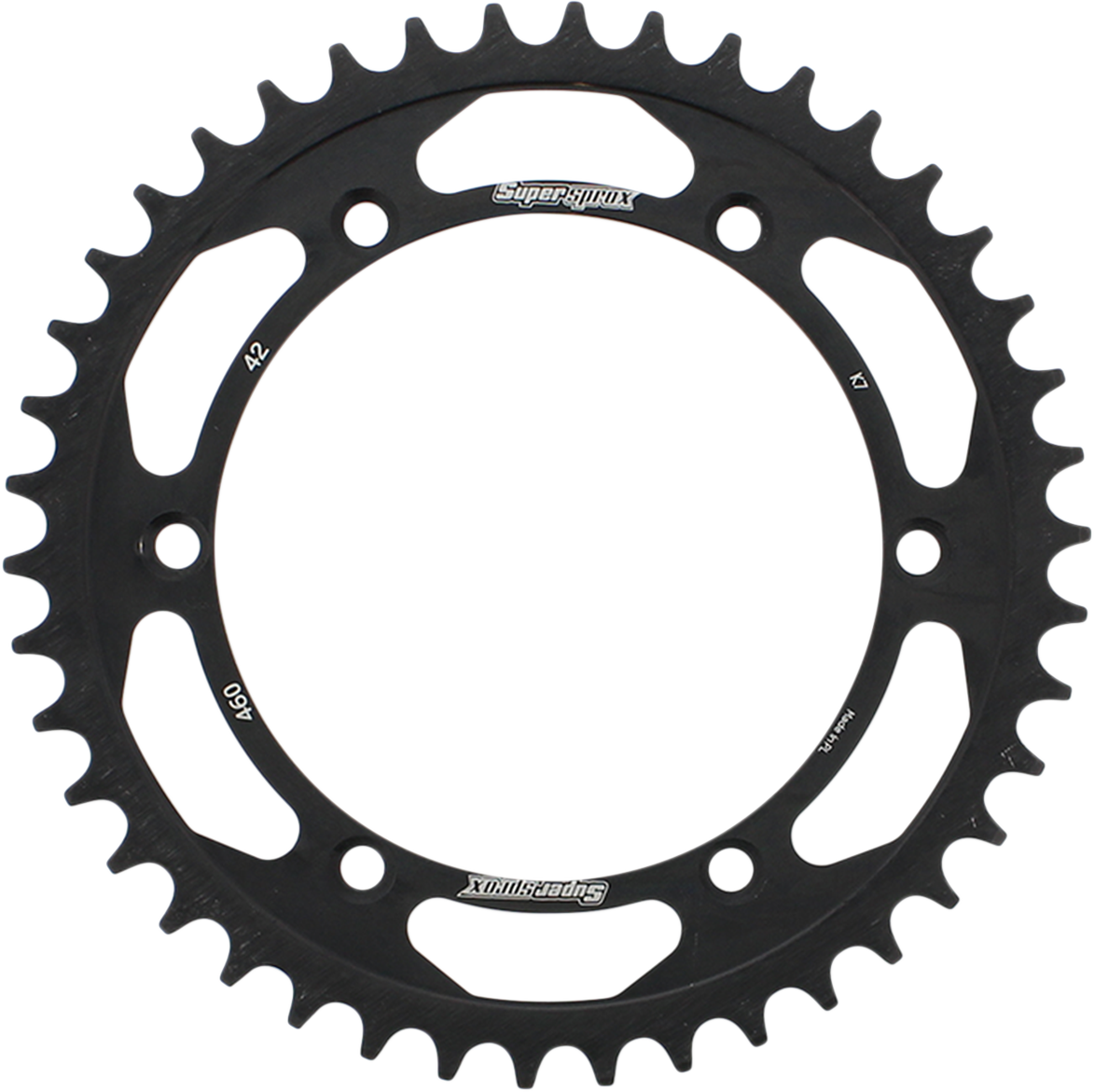 SUPERSPROX Steel Rear Sprocket - 42 Tooth RFE-460-42-BLK