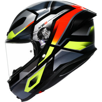 AGV K6 S Helmet - Erazer - Black/Red/Yellow Fluo - XL  2118395002-026-XL
