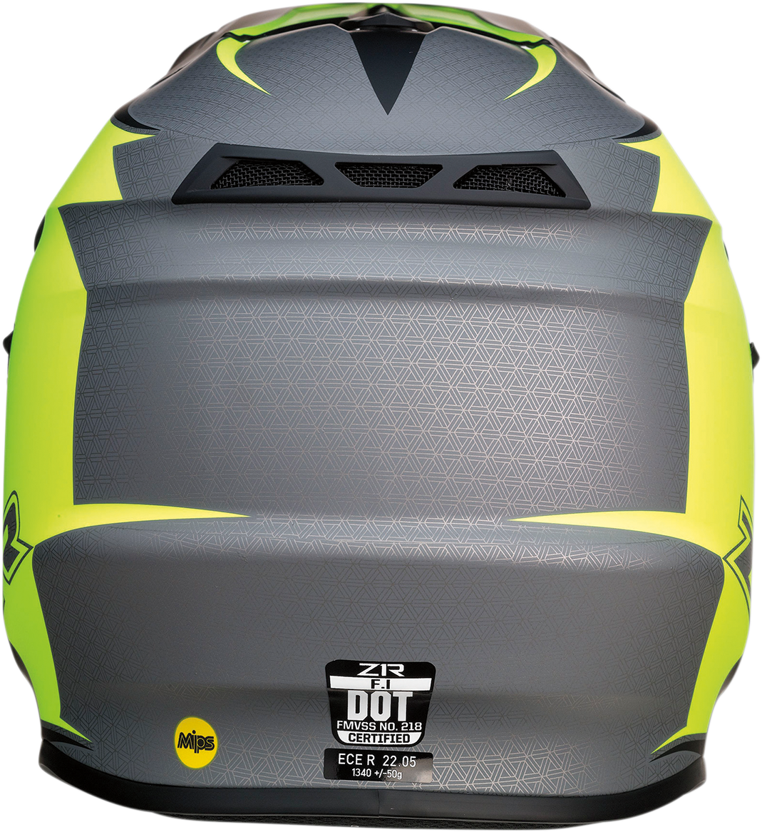 Z1R F.I. Helmet - MIPS - Hysteria - Hi-Vis Yellow/Gray - XL 0110-6443