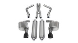 Corsa 12-13 Dodge Charger SRT-8 6.4L V8 Black Xtreme Cat-Back Exhaust 14464BLK