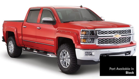Bushwacker 16-18 Chevy Silverado 1500 Fleetside Pocket Style Flares 4pc 69.3in Bed - Black 40959-34