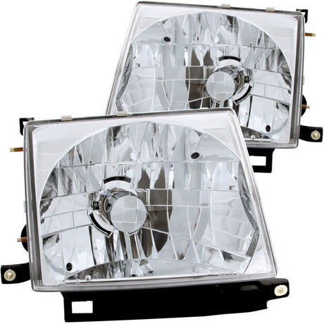 ANZO 1997-2000 Toyota Tacoma Crystal Headlights Chrome 121132
