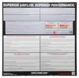 K&N Replacement Drop In Air Filter - 14in OD / 12in ID / 4in H w/ Wire
