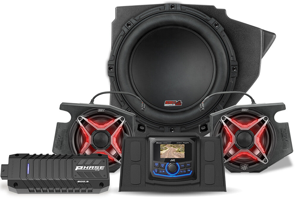 SSV WORKS 3 Speaker Kit Phase Eq W/ Jvc Controller RZ34-Q3V1