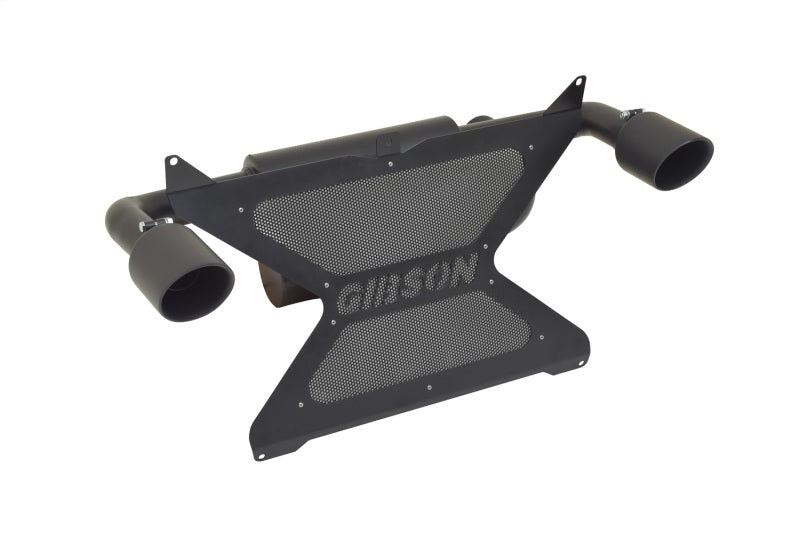 Gibson 17-20 Can-Am Maverick X3 Turbo Base 2.25in Dual Exhaust - Black Ceramic 98034