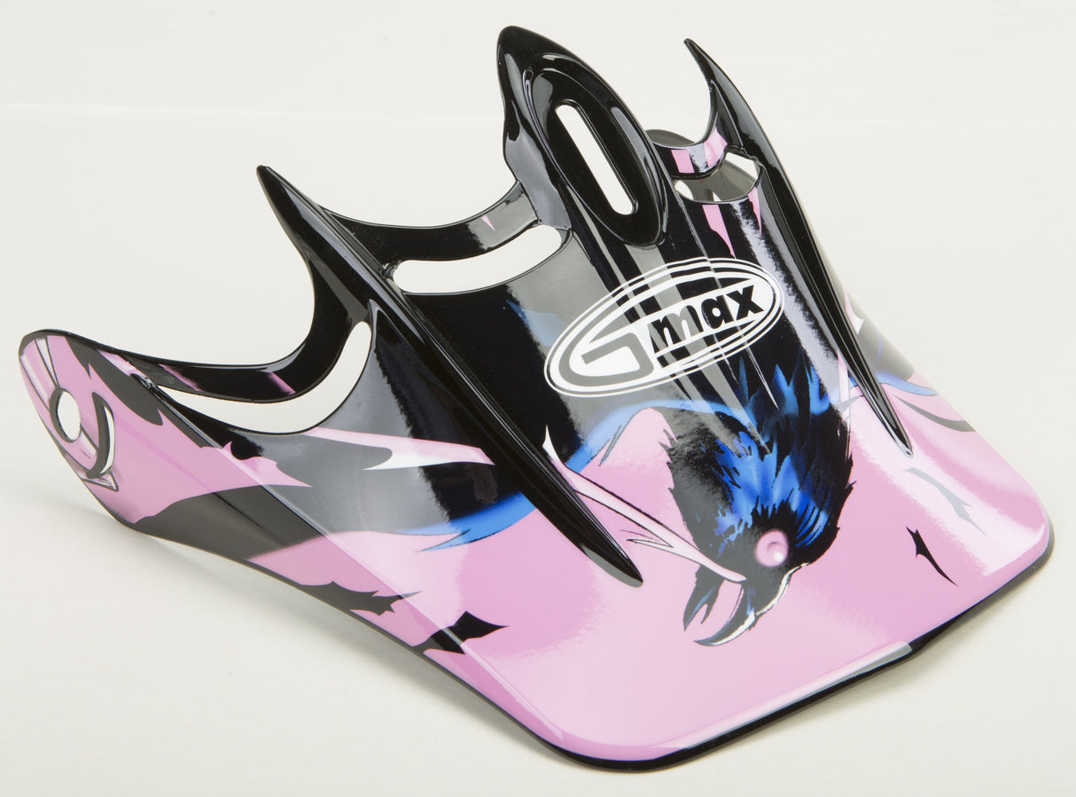 GMAX Visor Lg-3x Skull Pink G999983