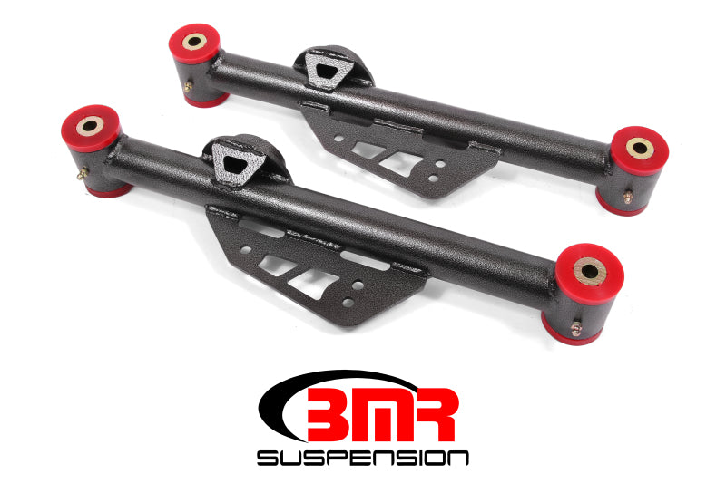 BMR 79-98 Fox Mustang Non-Adj. Lower Control Arms (Polyurethane) - Black Hammertone TCA014H