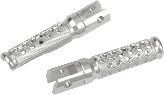 EMGO Footpegs - Slash-Cut - Silver 50-11211A