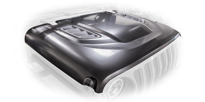 DV8 Offroad 18+ Jeep JL Rubicon Replica Hood HDMBJL-TA