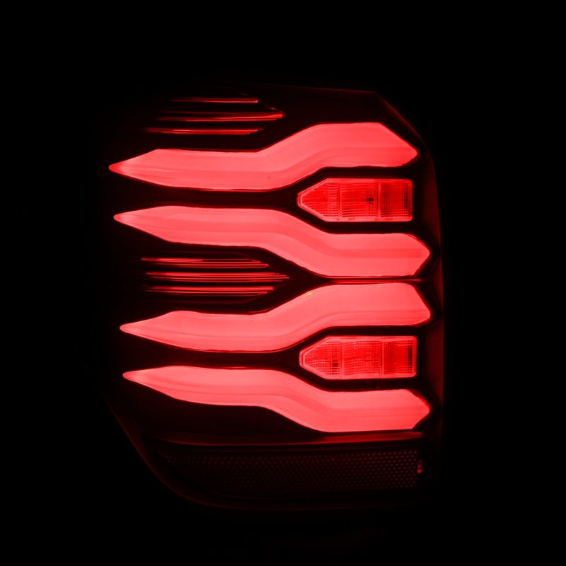 AlphaRex 10-21 Toyota 4Runner LUXX LED Taillights Blk/Red w/Activ Light/Seq Signal 690050