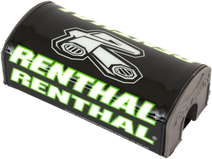 Almohadilla de manillar RENTHAL - Fatbar™ - Team Issue - Negro/Verde/Blanco P318 