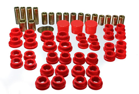 Energy Suspension 02-09 350Z / 03-07 Infiniti G35 Coupe Red Rear Control Arm Bushing Set 7.3122R