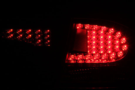 ANZO 2006-2011 Honda Civic LED Taillights Black 321152