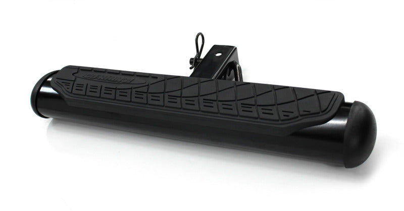 Go Rhino 4in Oval Hitch Step - Black 460B