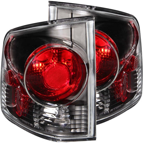 ANZO 1995-2005 Chevrolet S-10 Taillights Black 3D Style 211034