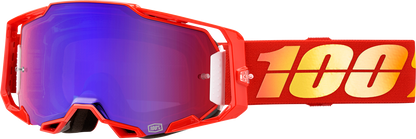 100% Armega Goggles - Nuketown - Red/Blue Mirror 50005-00020