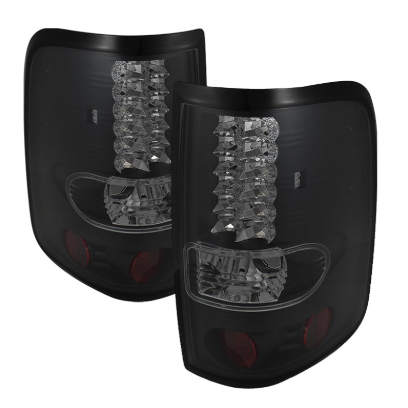 Spyder Ford F150 side 04-08 (Not Fit Heritage & SVT)LED Tail Lights Blk Smke ALT-YD-FF15004-LED-BSM 5078131