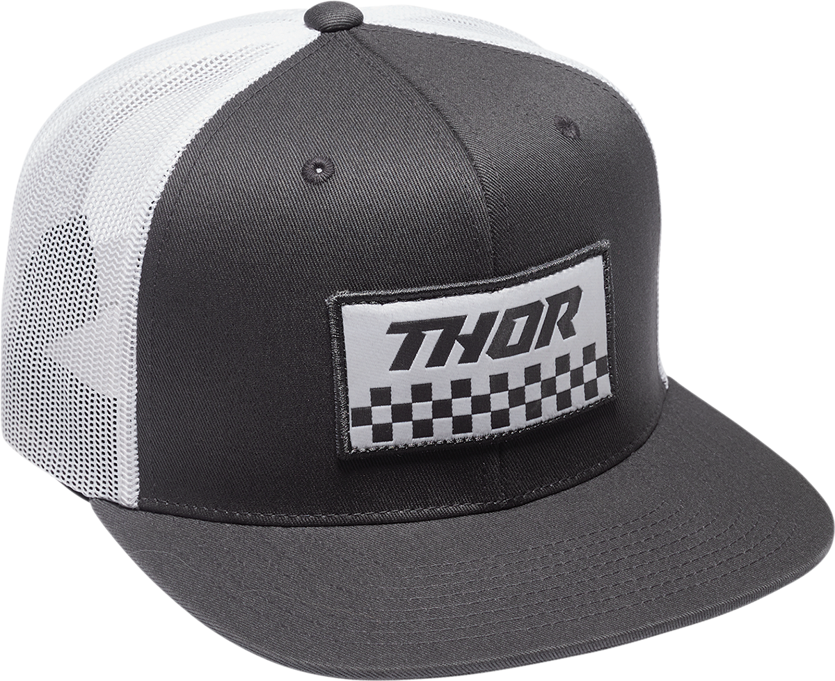 THOR Checker Hat - Gray/White 2501-3994