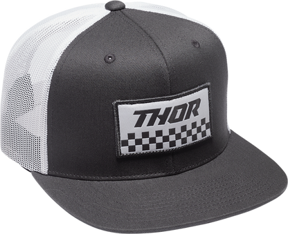 THOR Checker Hat - Gray/White 2501-3994