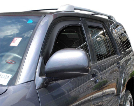 AVS 03-09 Toyota 4Runner Ventvisor In-Channel Front & Rear Window Deflectors 4pc - Smoke 194924