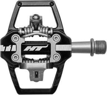 HT COMPONENTS T1 Mtb Pedal Black 68x84x17mm Cleat Included 102001T1201101