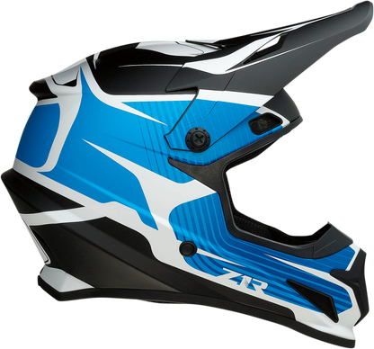 Z1R Rise Helmet - Flame - Blue - XS 0110-7248