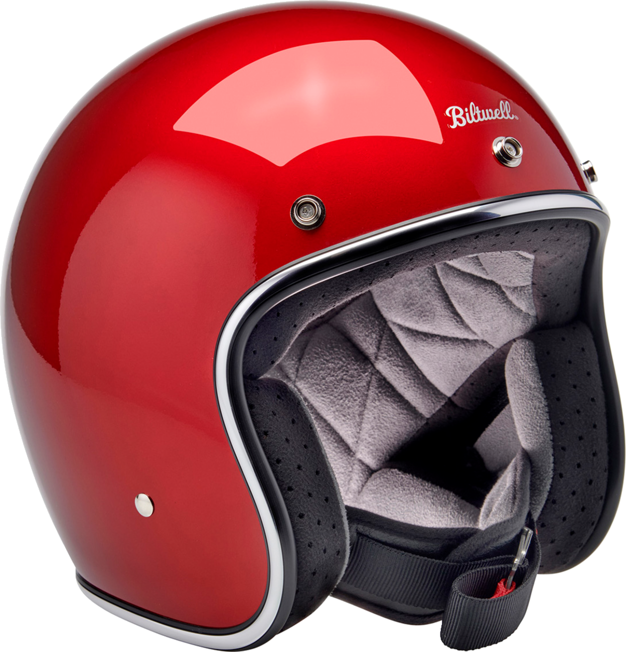 BILTWELL Bonanza Helmet - Metallic Cherry Red - Small 1001-351-202