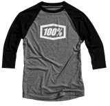 100% Tech Icon 3/4 Sleeve T-Shirt - Black - Small 20012-00000