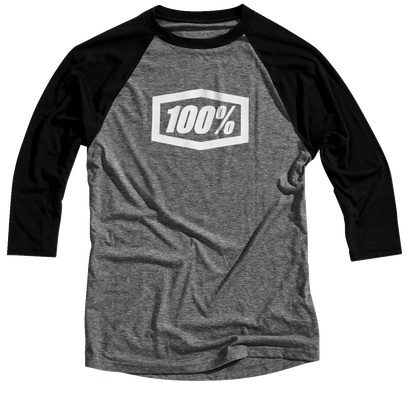 100% Tech Icon 3/4 Sleeve T-Shirt - Black - Small 20012-00000