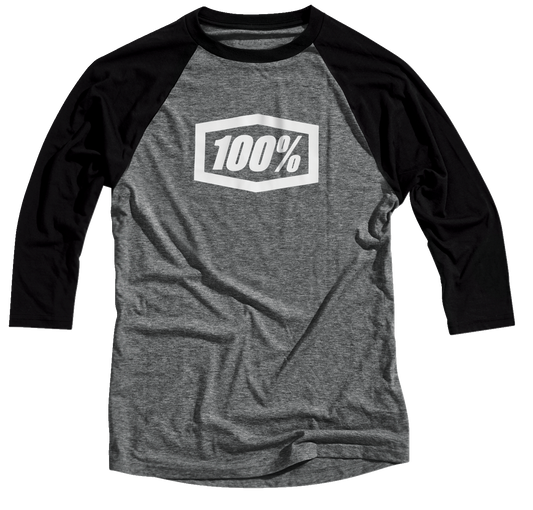 100% Tech Icon 3/4 Sleeve T-Shirt - Black - XL 20012-00003