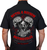 LETHAL THREAT Metal Mayhem Shop Shirt - Black - XL DG60165XL